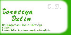 dorottya dulin business card